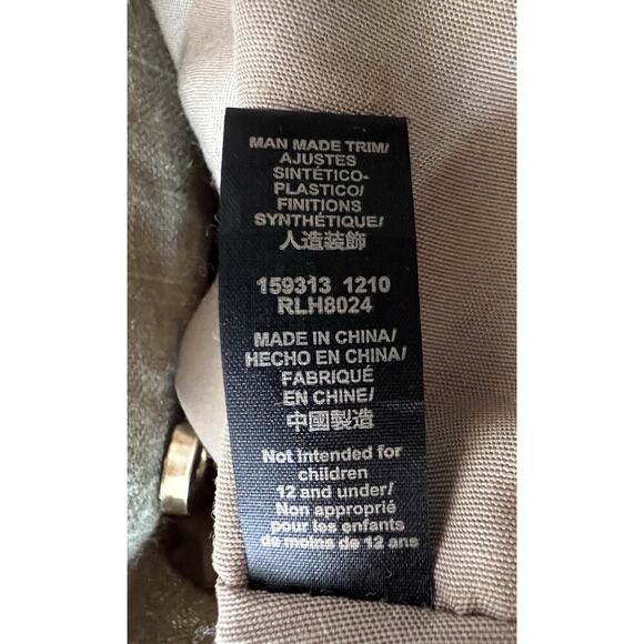 Relic Purse Beige Canvas Tea Rose Appliqué Double Shoulder Strap Hobo Handbag - Picture 8 of 14